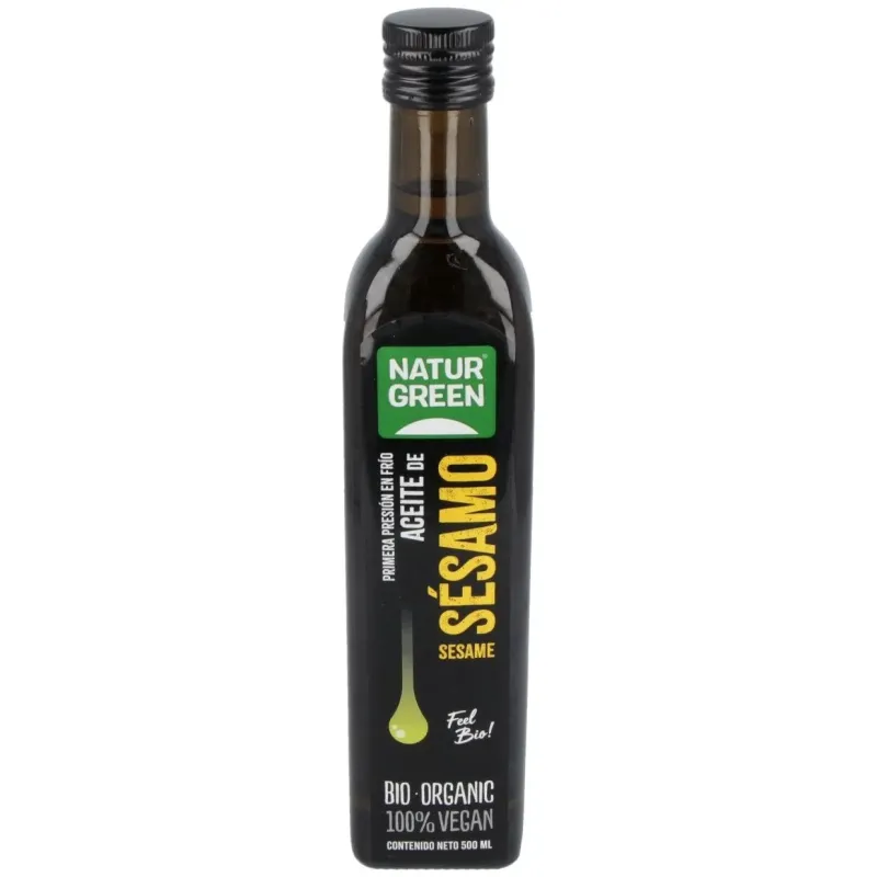 Naturgreen aceite ecológico de sésamo 500 ml | Farmacia Barata