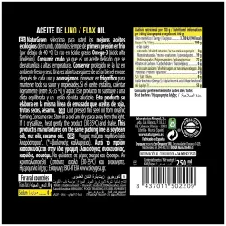 Naturgreen aceite ecológico de lino 250 ml | Farmacia Barata