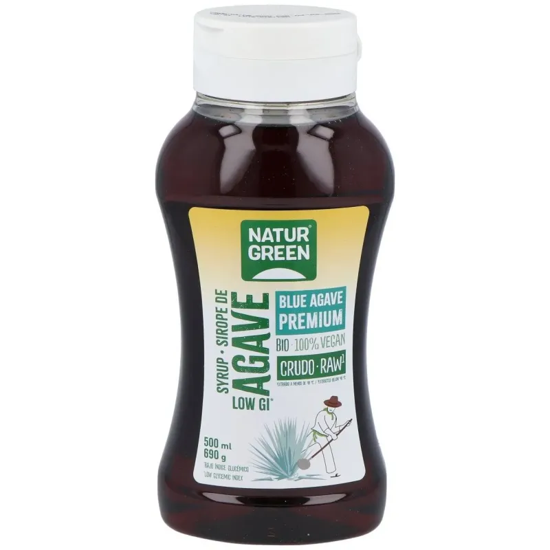 Naturgreen sirope ecológico de ágave crudo 500ml | Farmacia Barata Naturgreen sirope ecológico de ágave crudo 500ml | Farmacia Barata