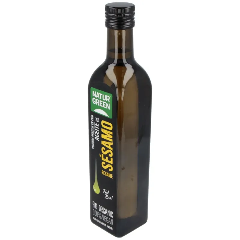 Naturgreen aceite ecológico de sésamo 500 ml | Farmacia Barata