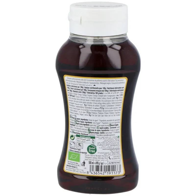 Naturgreen sirope ecológico de ágave crudo 500ml | Farmacia Barata Naturgreen sirope ecológico de ágave crudo 500ml | Farmacia Barata