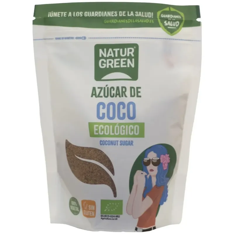Naturgreen azúcar de coco bio 300g | Farmacia Barata