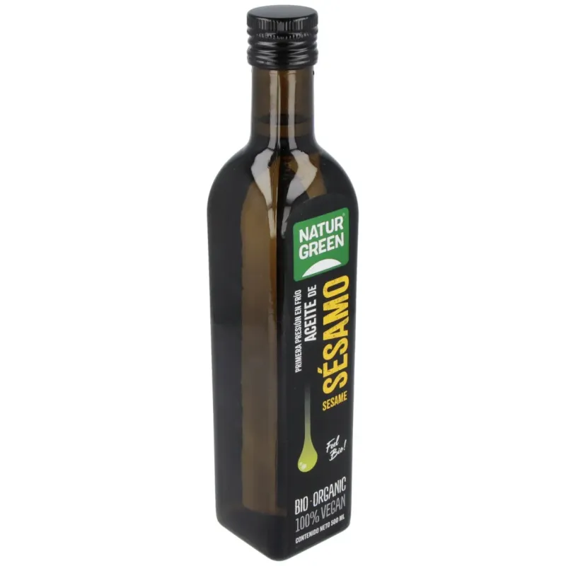 Naturgreen aceite ecológico de sésamo 500 ml | Farmacia Barata