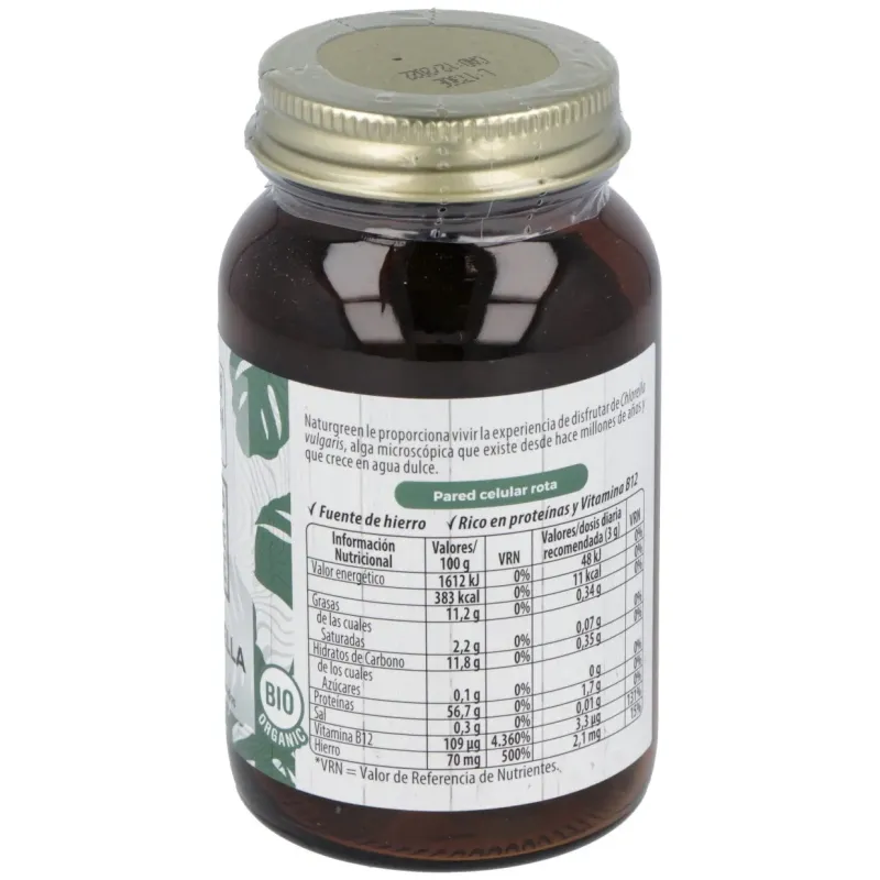 Naturgreen chlorella ecológica 180comp | Farmacia Barata Naturgreen chlorella ecológica 180comp | Farmacia Barata