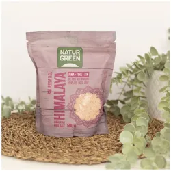 Naturgreen sal rosa del himalaya fina 500g | Farmacia Barata