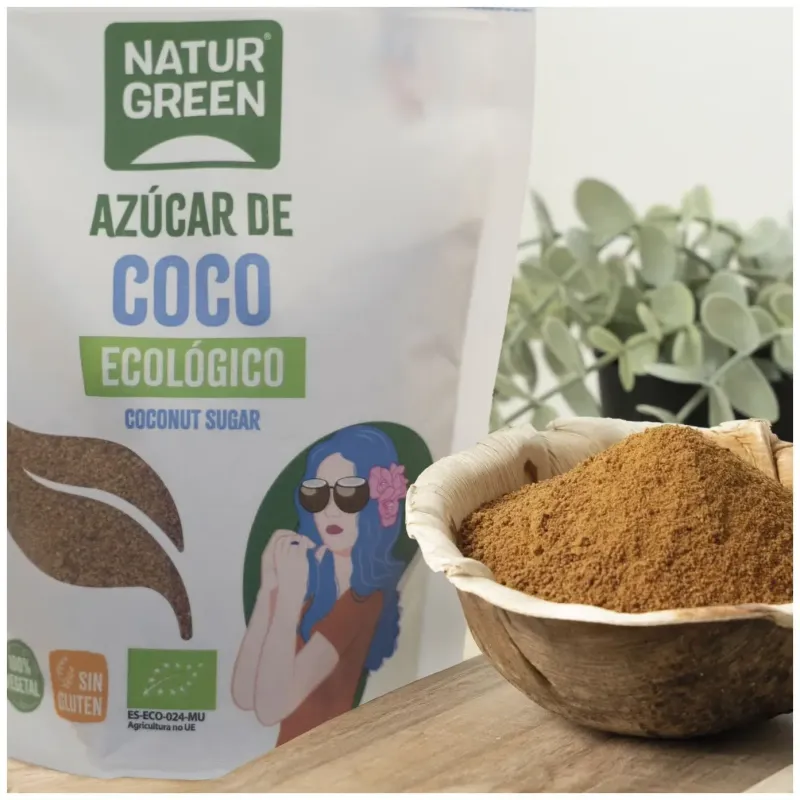Naturgreen azúcar de coco bio 300g | Farmacia Barata