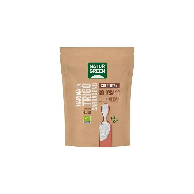 Naturgreen harina de trigo sarraceno bio 500g | Farmacia Barata