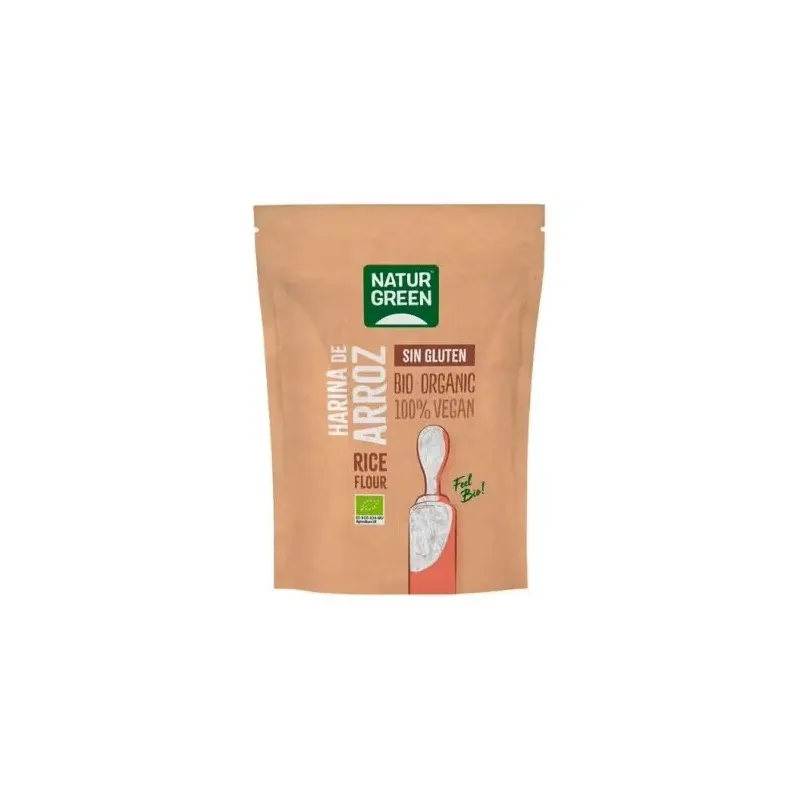 Naturgreen harina de arroz bio 500g | Farmacia Barata