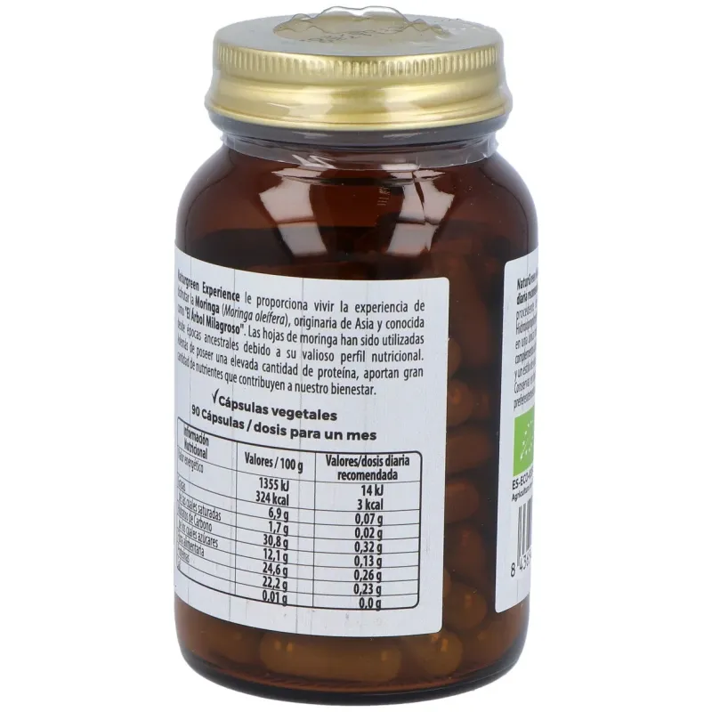 Naturgreen moringa bio 90 cápsulas | Farmacia Barata