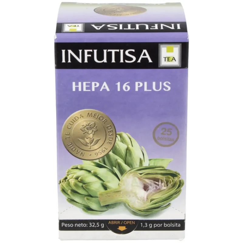 Infutisa hepa 16 infusión 25uds | Farmacia Barata
