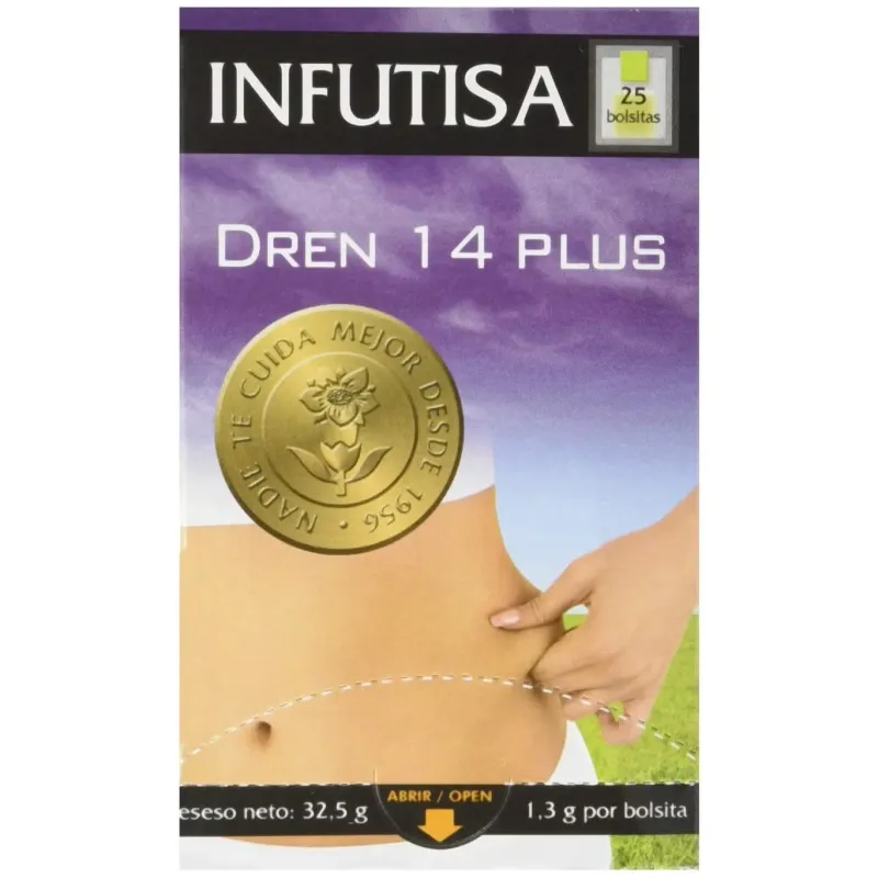 Infutisa dren 14 plus infusión 25uds | Farmacia Barata