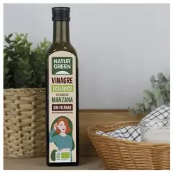 Naturgreen vinagre de sidra de manzana sin filtrar bio 500ml | Farmacia Barata