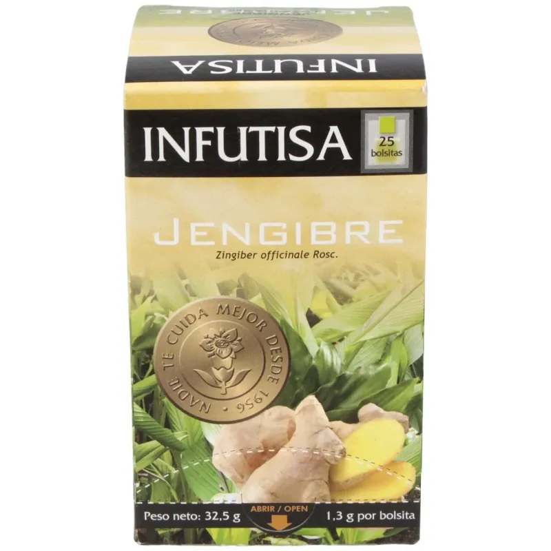 Infutisa jengibre infusion 25uds | Farmacia Barata