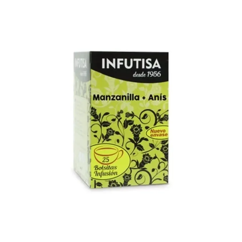 Infutisa manzanilla-anis infusion 25 sobres | Farmacia Barata