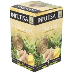 Infutisa jengibre infusion 25uds | Farmacia Barata