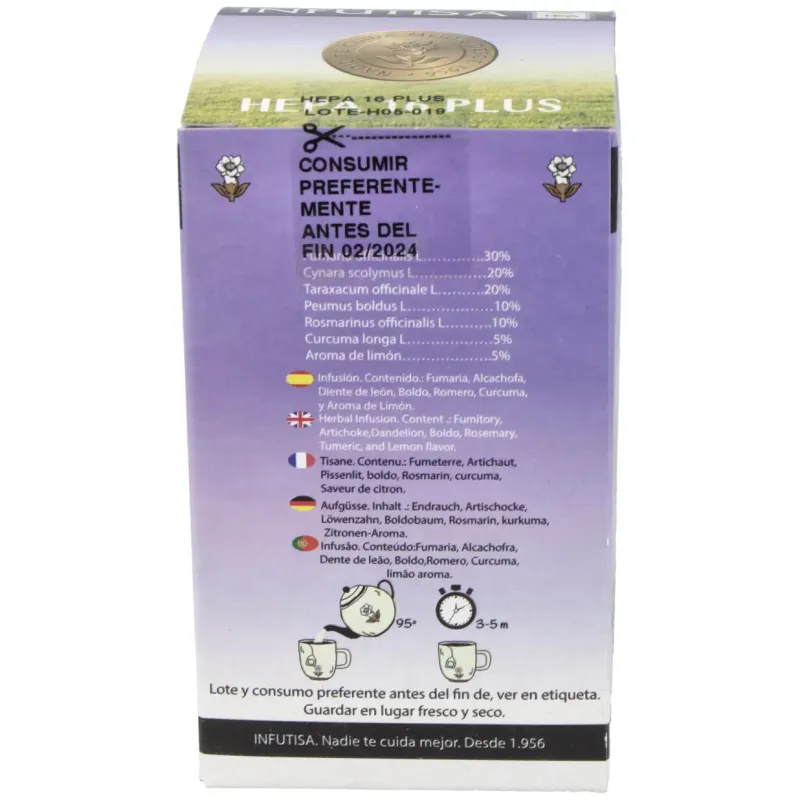 Infutisa hepa 16 infusión 25uds | Farmacia Barata