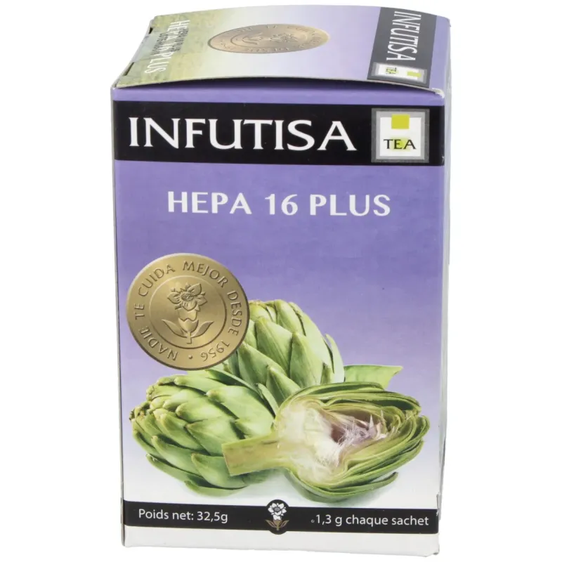 Infutisa hepa 16 infusión 25uds | Farmacia Barata