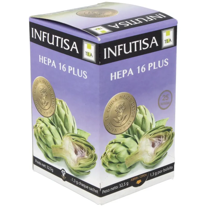 Infutisa hepa 16 infusión 25uds | Farmacia Barata