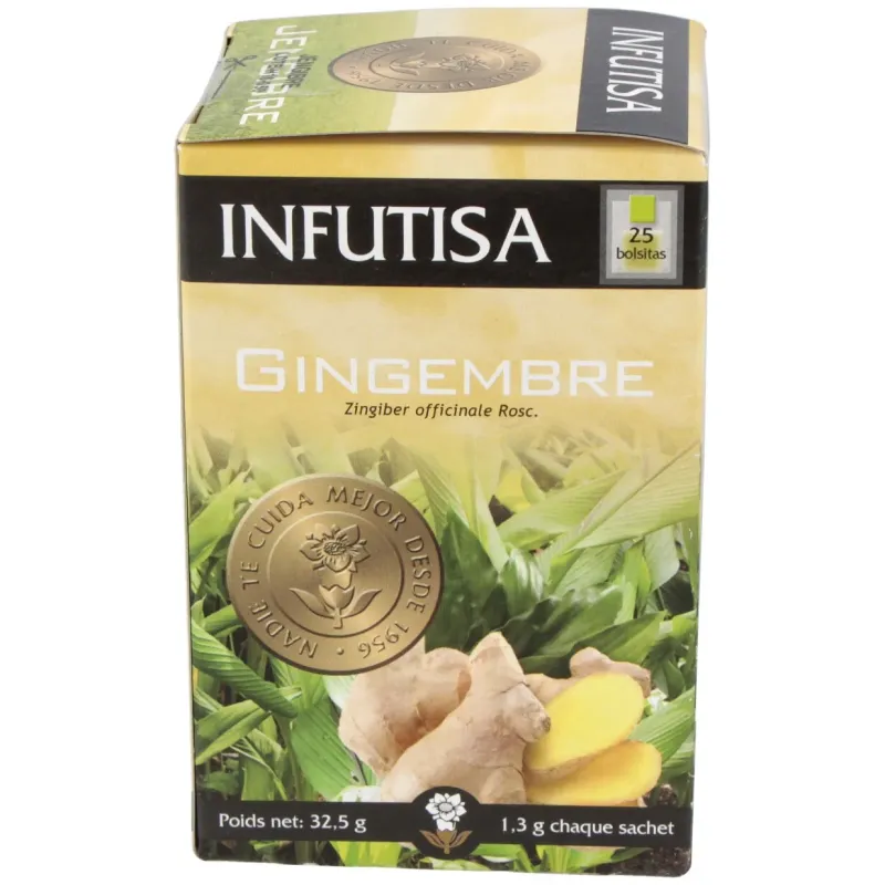 Infutisa jengibre infusion 25uds | Farmacia Barata
