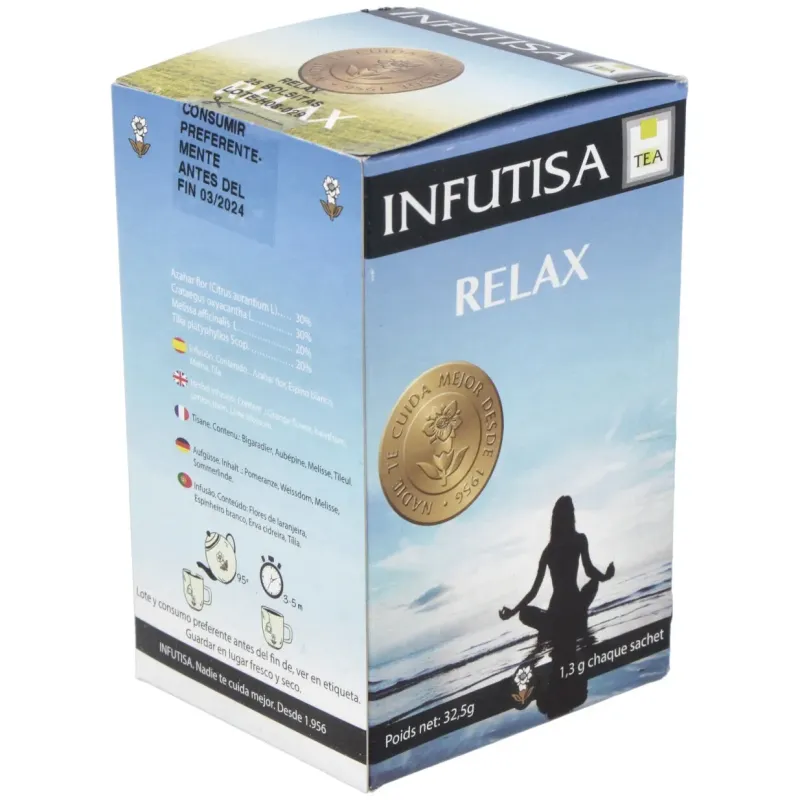 Infutisa relax infusión 25uds | Farmacia Barata