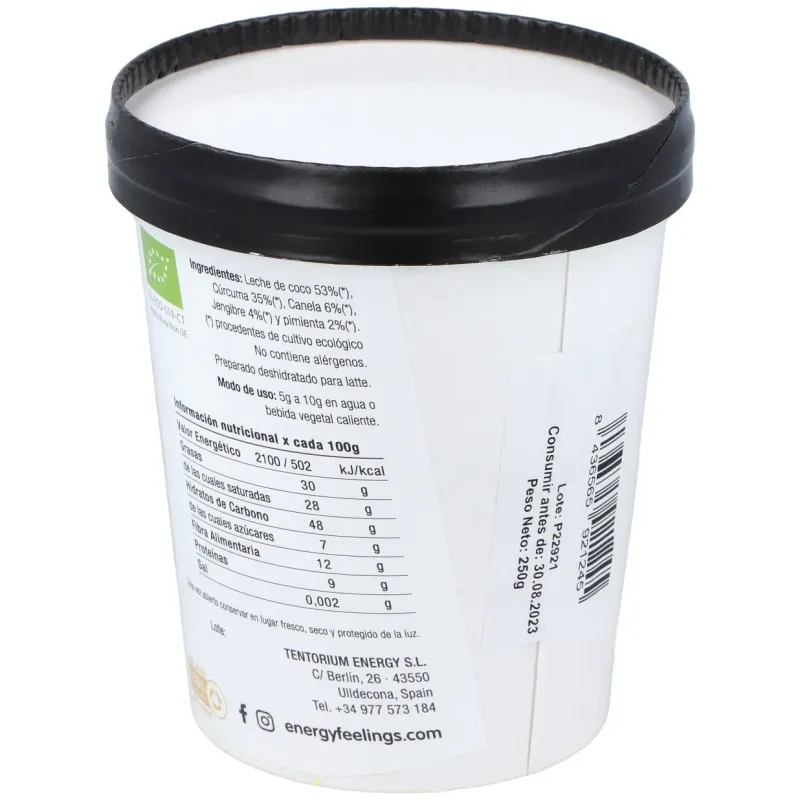 Curcuma chai latte tarrina 250gr. eco | Farmacia Barata Curcuma chai latte tarrina 250gr. eco | Farmacia Barata