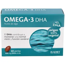 Omega 3 dha aceite de alga eladiet 60 perlas