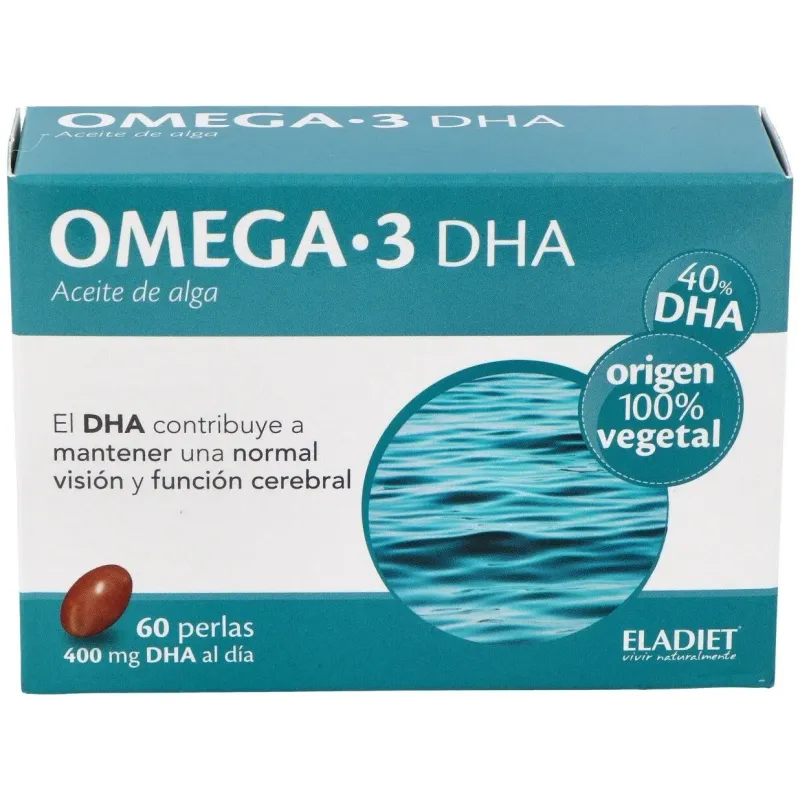 Omega 3 dha aceite de alga eladiet 60 perlas | Farmacia Barata Omega 3 dha aceite de alga eladiet 60 perlas | Farmacia Barata