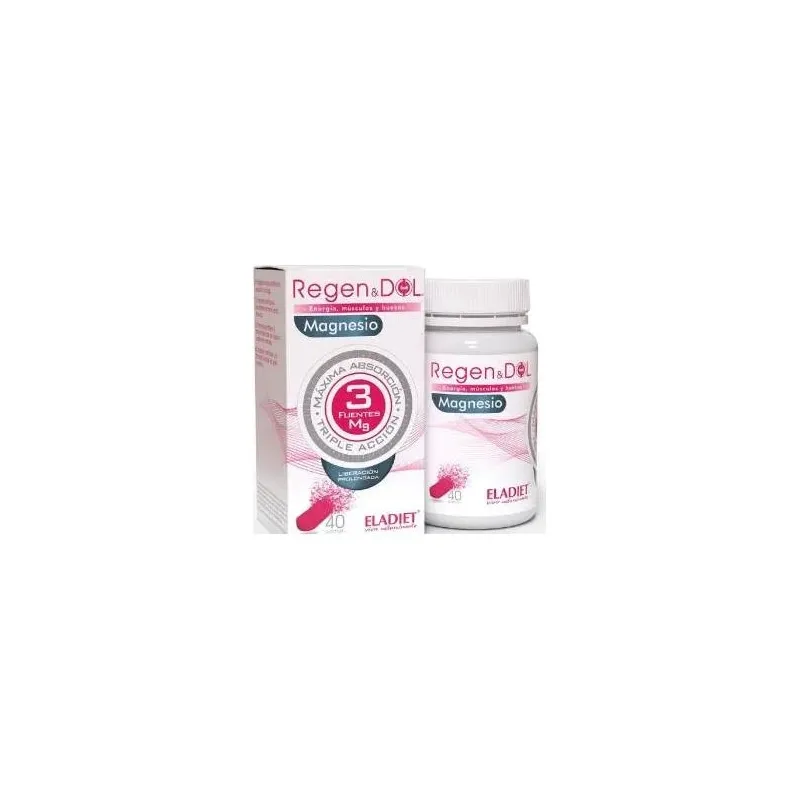 Eladiet regendol magnesio 40comp | Farmacia Barata