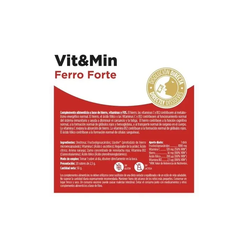 Eladiet vit y min ferro forte 20 sobres | Farmacia Barata Eladiet vit y min ferro forte 20 sobres | Farmacia Barata