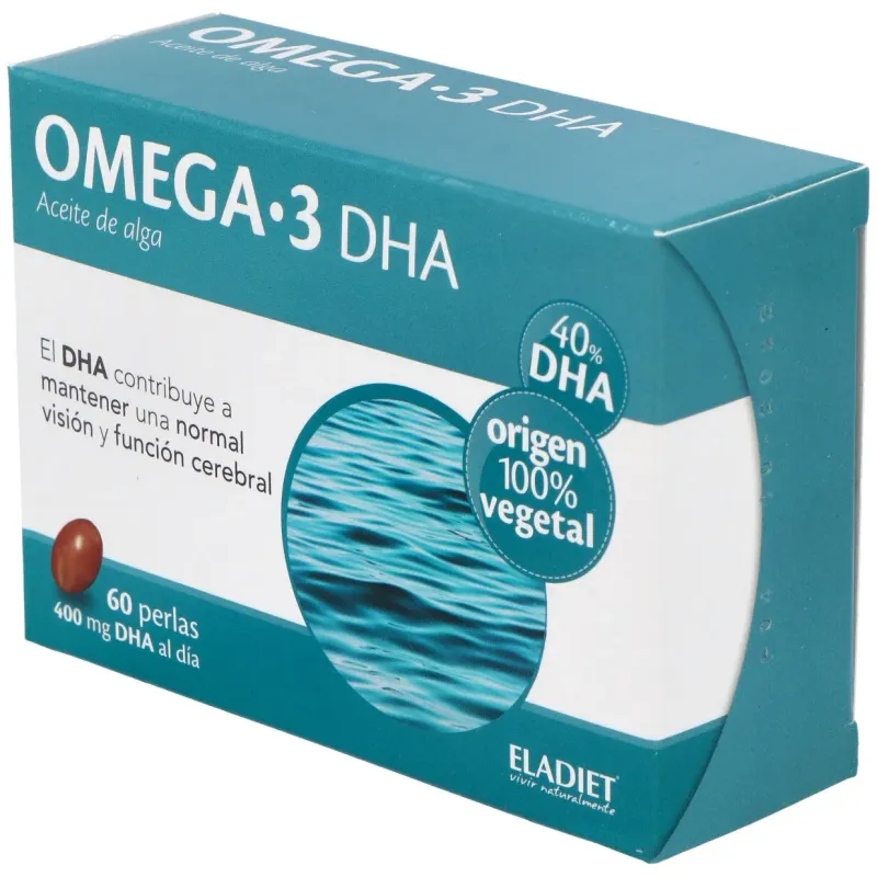 Omega 3 dha aceite de alga eladiet 60 perlas | Farmacia Barata Omega 3 dha aceite de alga eladiet 60 perlas | Farmacia Barata