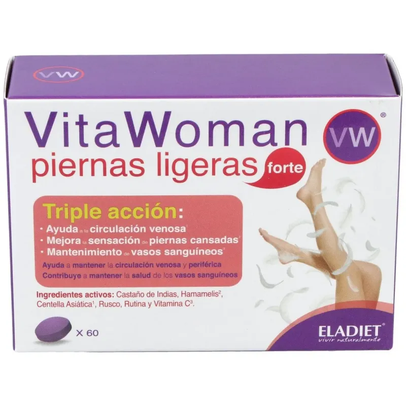 Eladiet vitawoman piernas ligeras forte 60comp | Farmacia Barata Eladiet vitawoman piernas ligeras forte 60comp | Farmacia Barata