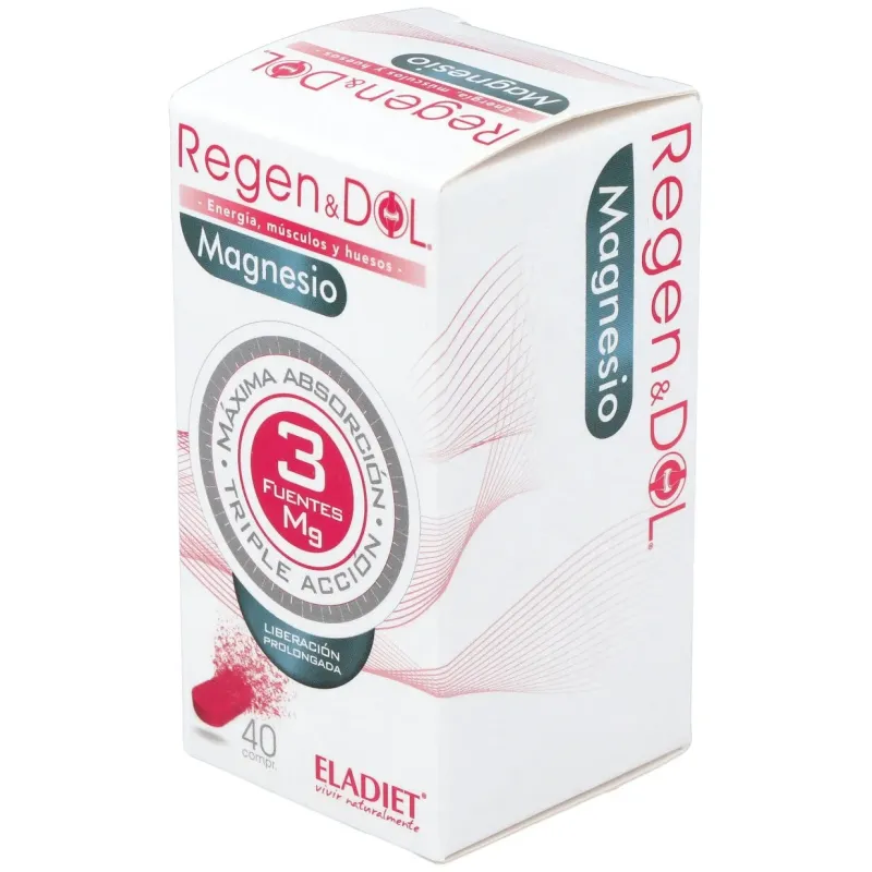 Eladiet regendol magnesio 40comp | Farmacia Barata