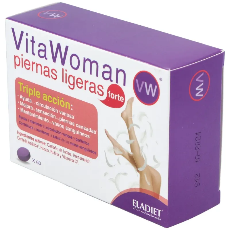 Eladiet vitawoman piernas ligeras forte 60comp | Farmacia Barata Eladiet vitawoman piernas ligeras forte 60comp | Farmacia Barata