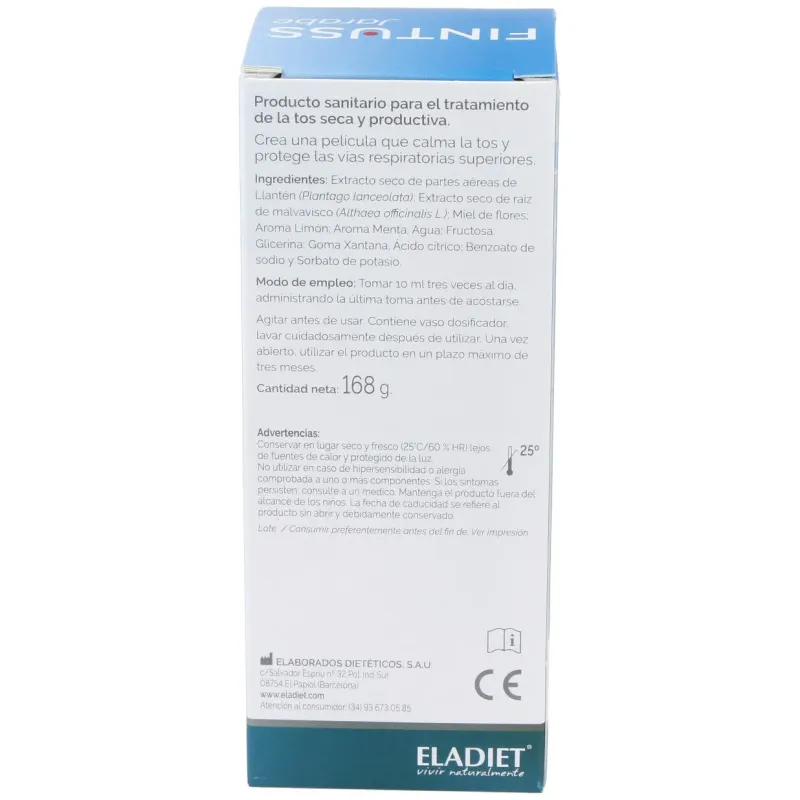 Eladiet fintuss jarabe adulto tos seca y productiva 140ml | Farmacia Barata Eladiet fintuss jarabe adulto tos seca y productiva 140ml | Farmacia Barata