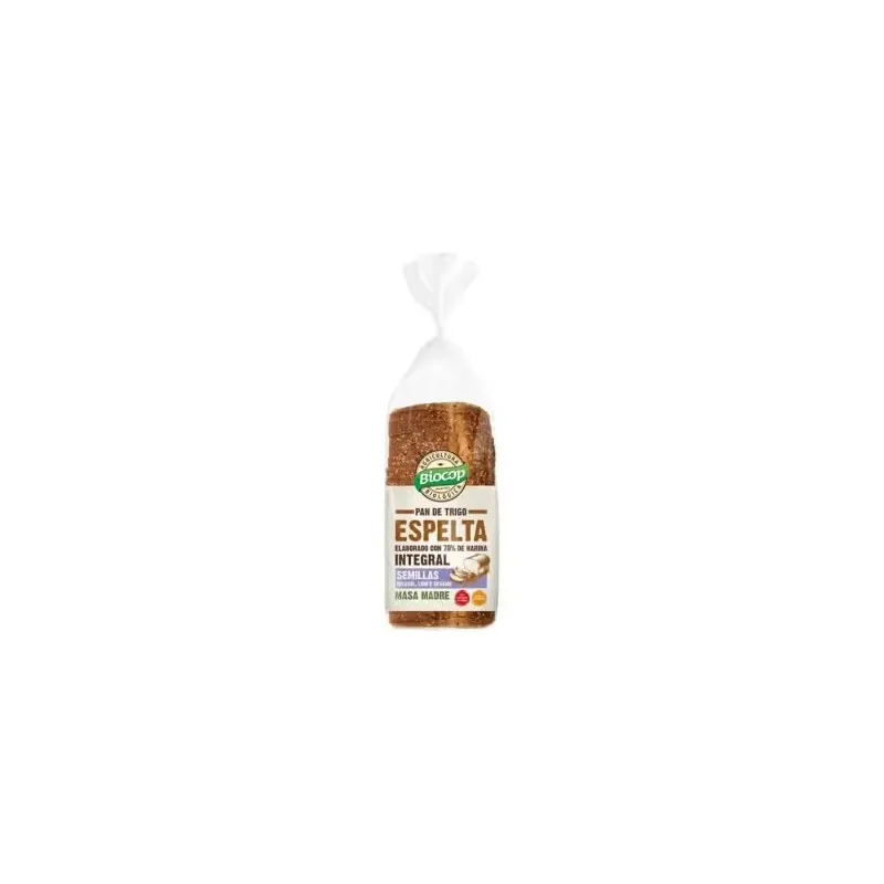 Pan de molde espelta semillas masa madre 400g | Farmacia Barata