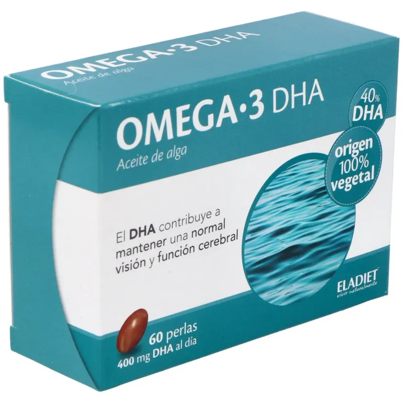 Omega 3 dha aceite de alga eladiet 60 perlas | Farmacia Barata Omega 3 dha aceite de alga eladiet 60 perlas | Farmacia Barata