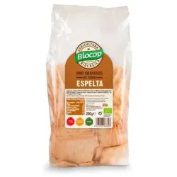 Mini crackers de trigo espelta 250gr. bio vegan
