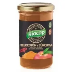 Biocop compota melocoton curcuma sin gluten 280g