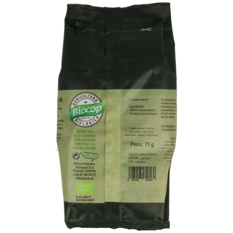 Biocop te verde sencha bio 75g | Farmacia Barata Biocop te verde sencha bio 75g | Farmacia Barata