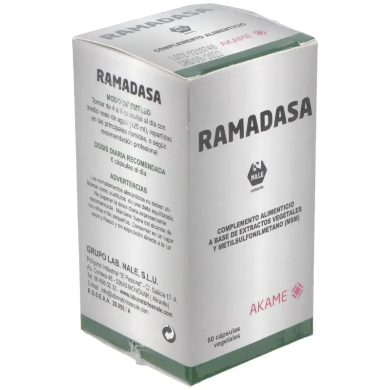 Ramadasa 60cap. | Farmacia Barata Ramadasa 60cap. | Farmacia Barata