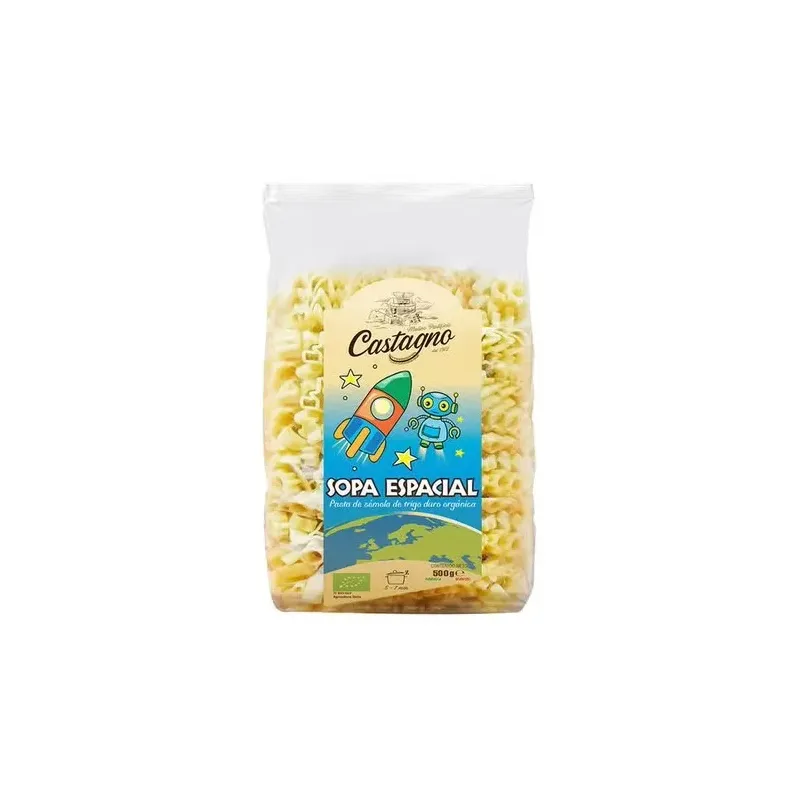 Castagno mix galactic pasta infantil con figuras eco 500g | Farmacia Barata