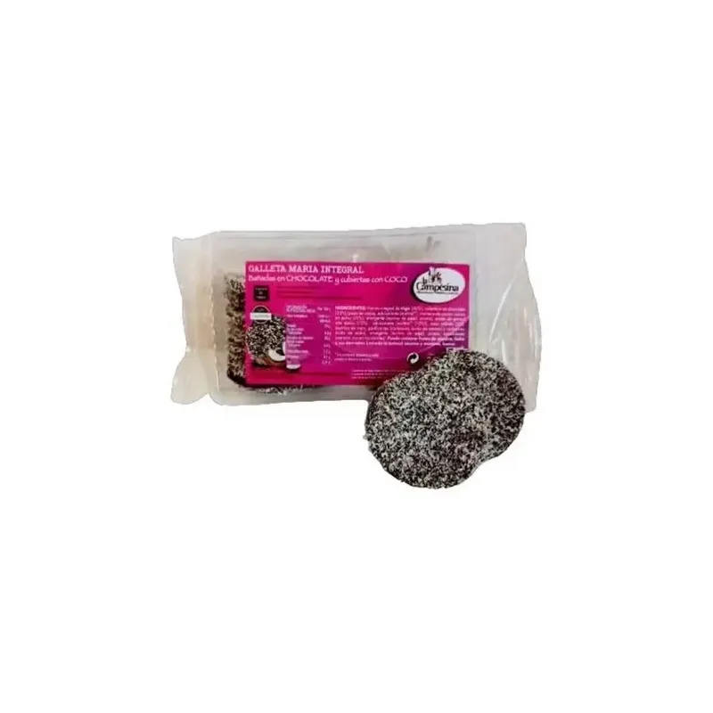 Galleta maria integral bañada en choco y coco 240g | Farmacia Barata