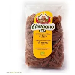 Castagno bruno macarrones integrales de espelta 500g