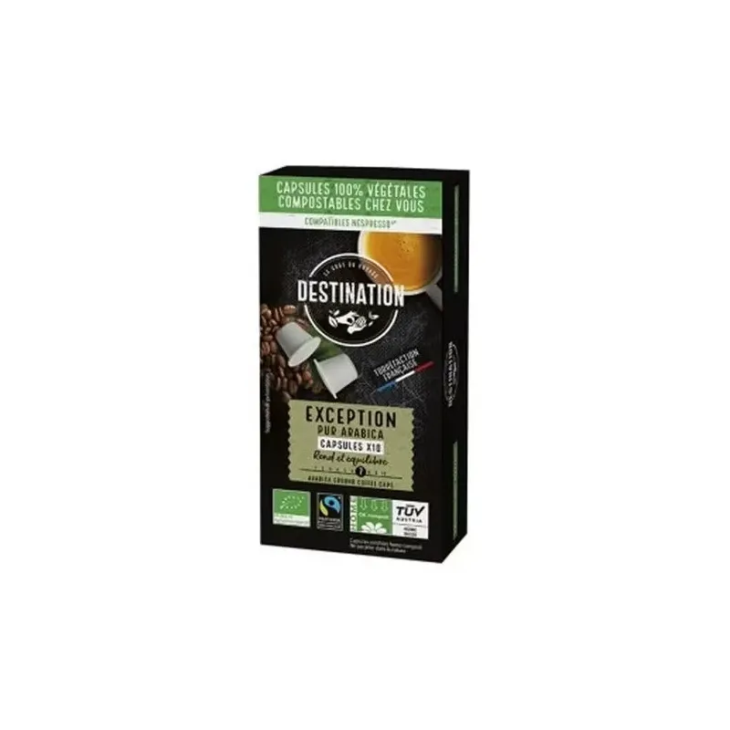Destination exception pur arabica exception bio 10uds | Farmacia Barata
