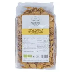 Copos de maiz trigo sarraceno crujientes 250g bio | Farmacia Barata