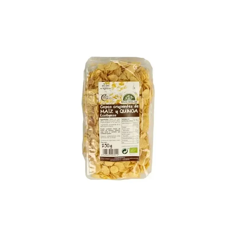 Eco-salim copos de maiz quinoa crujientes bio 250g | Farmacia Barata