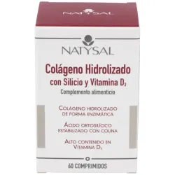 Natysal colageno hidrolizado con silicio y vitamina d3 60comp