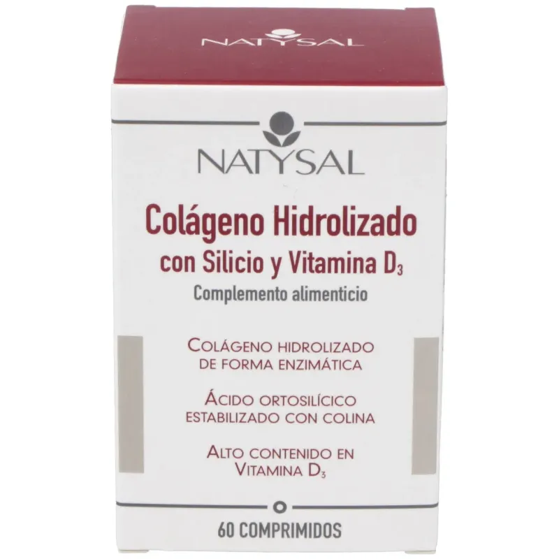 Natysal colageno hidrolizado con silicio y vitamina d3 60comp | Farmacia Barata Natysal colageno hidrolizado con silicio y vitamina d3 60comp | Farmacia Barata