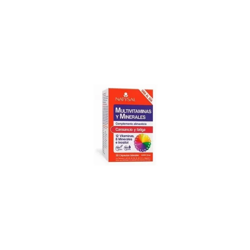 Natysal multivitaminico mineral 30 cápsulas | Farmacia Barata