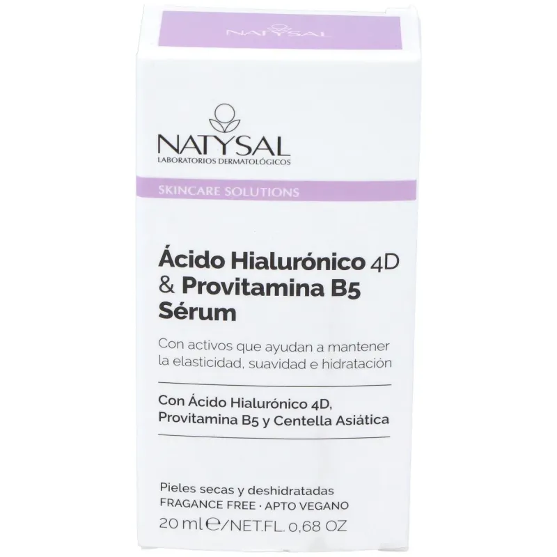 Natysal acido hialuronico 4d y provitamina b5 serum 20ml | Farmacia Barata